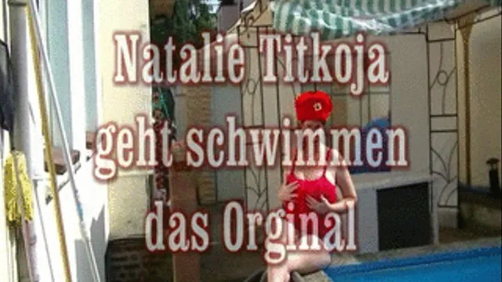 Natalie titkoja geht schwimmen