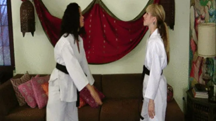 Mini Tournament: Competitive Judo Gi Fighting! Nikki Fierce vs Kristiana full video