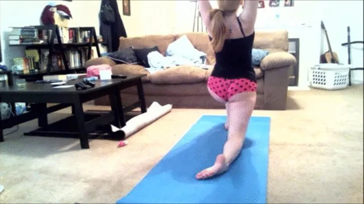 Yoga In My Little Panties Part 1