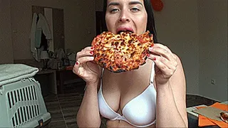 BIG MEGA EATING PIZZA!( 1920 HD ) MOV