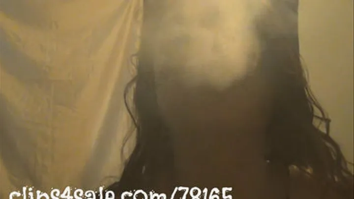 Out Of Shower Smoke In Towel