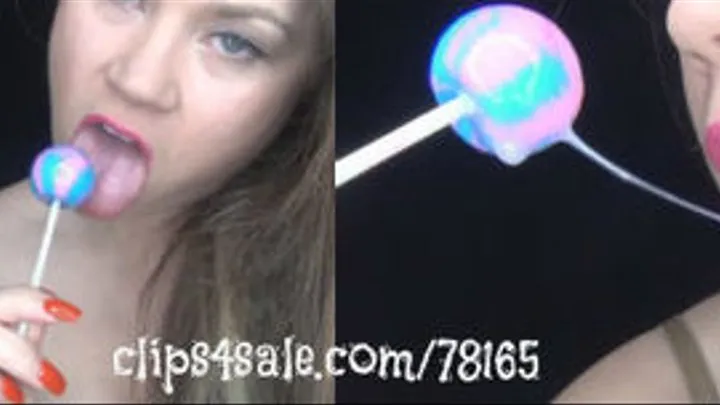 Close Up Lollipop Mouth Tease ~ MissDias Playground