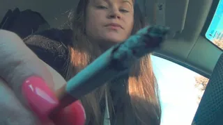 Smoking In My Car Marlboro Red 100 Long Pink Nails ~ MissDias Playground