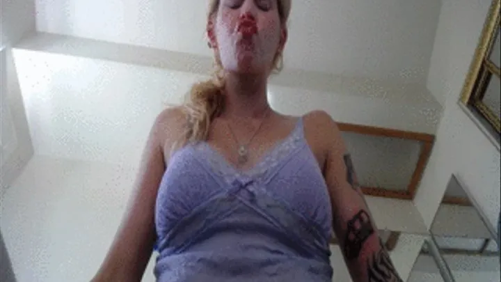 Duck face/Lip smelling while riding you POV