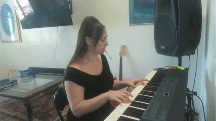 Hands Free Smoking while Playing Piano