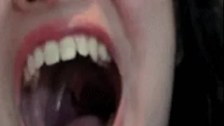 Throat swollen with bronchitis and playing with uvula