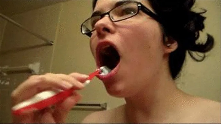 Messy teeth brushing