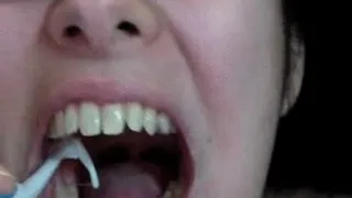 Flossing My Teeth