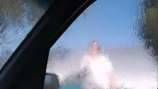 Suzy Washes One Of Her Cars