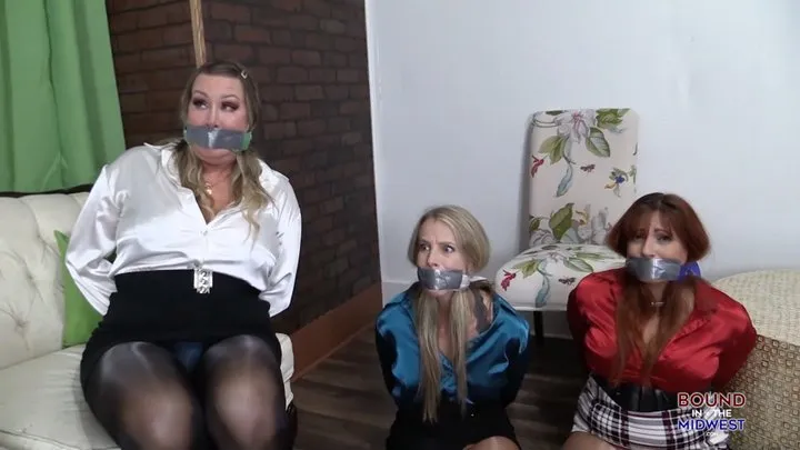 Secretaries Bound And Gagged At The Office