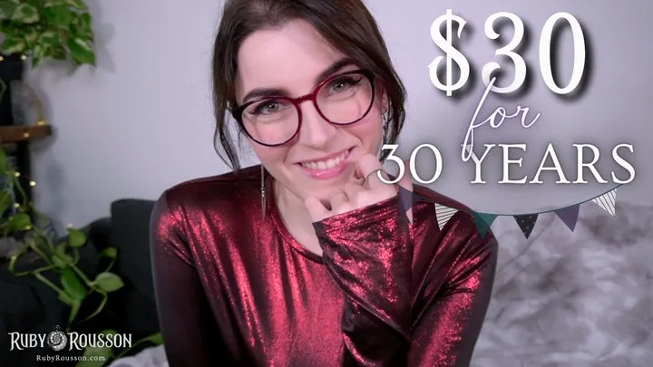 $30 for 30 Years