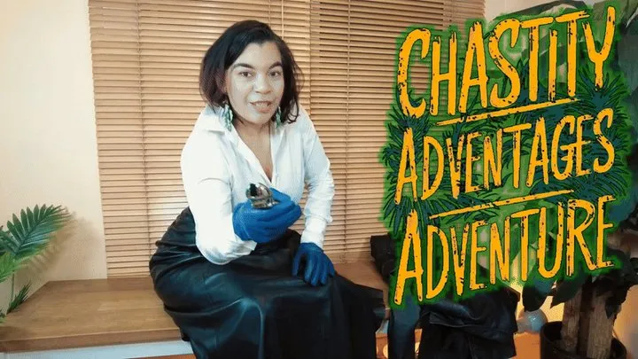 Chastity adventages adventures: long leather coat special - REINALEATHER POV