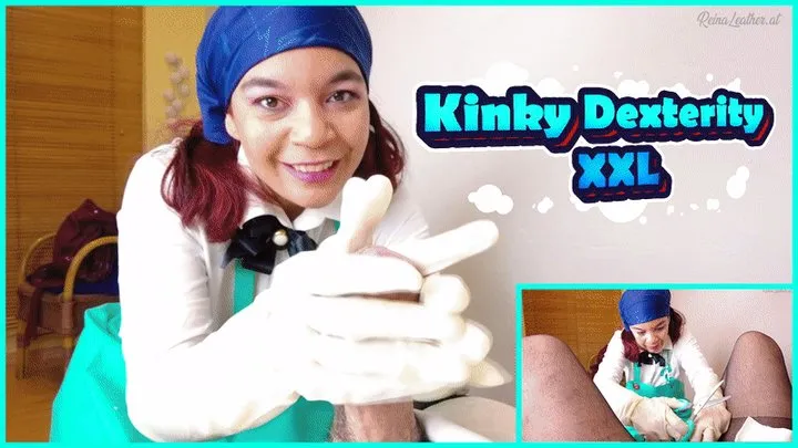 kinky Dexxxtreity :Cumming rubber gloves