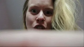 Hand over your mouth POV