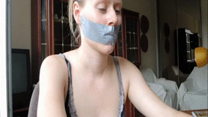 Silent web chatting with duct tape across my mouth