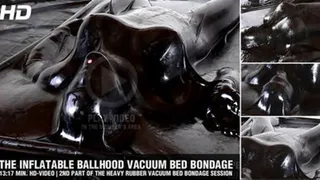 Inflatable Ballhood Vacbed Bondage Session - Pt2
