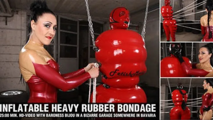 Inflatable Heavy Rubber Bondage with Baroness Bijou | Full Clip