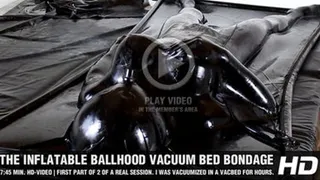 Inflatable Ballhood Vacbed Bondage Session - Pt1