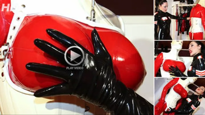 Rubber Bondage & Strap-On Training with Baroness Bijou