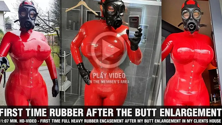 First Total Rubber Encasement After Butt Enlargement