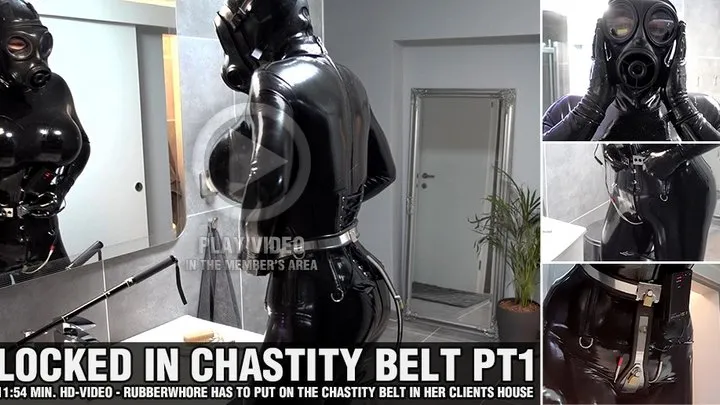 Locked In Chastity Belt - Pt1