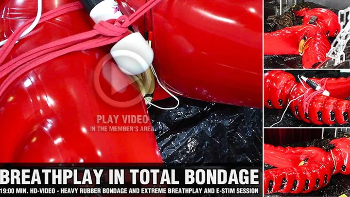 Breathplay in Total Bondage Catsuit - Pt 4