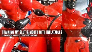 Training my slut & mouth with inflatables 21:42 minutes clip