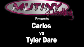 MW-125 Carlos vs Tyler Dare TOPLESS Competitive Wrestling Full Video