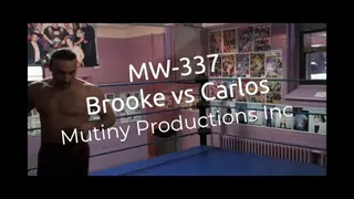MW-337 Brooke vs Carlos Pro Style DOMINATION BY A MALE!