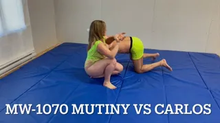Female wrestling domination MUTINY VS CARLOS