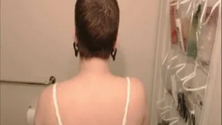 Trimming up my buzz cut