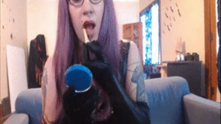 Smoking pussy tease