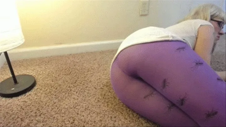 Purple pantyhose farts [SUPER CUT]