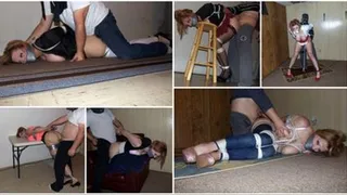 Bound gagged and fucked compilation