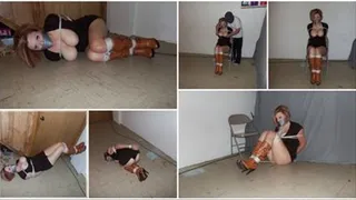 MILFs balltied butt crawl to freedom