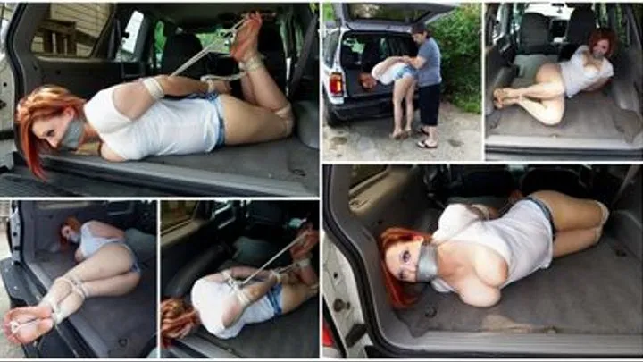 Carjacked and left toetied in the back of her vehicle