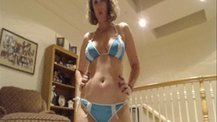 Mistress Tori's Blue Bikini Will Wreck You