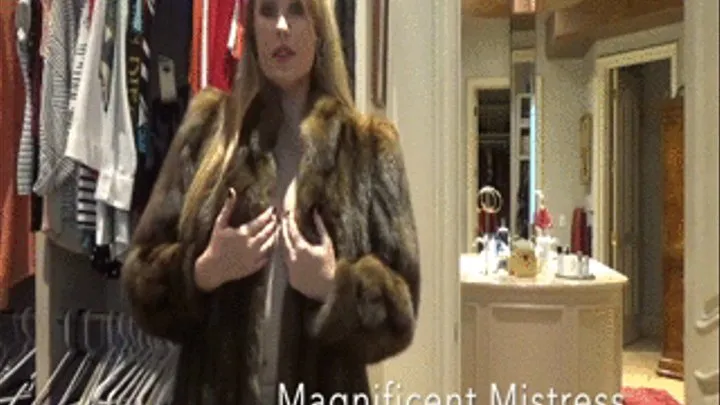 Fur Coat Tease & Denial Part 2