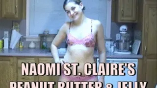 Brunette smearing her body in this messy video