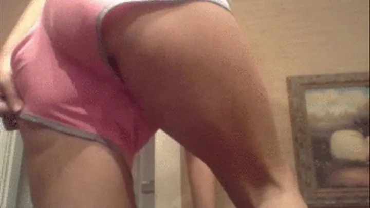 pink shorts farting