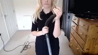 casual hoovering then playing about sucking you up