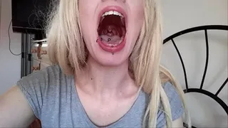 big open mouth show saying ahhhh