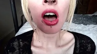 stinky tonsil stones big yawns sexy hot glamorous wide mouth