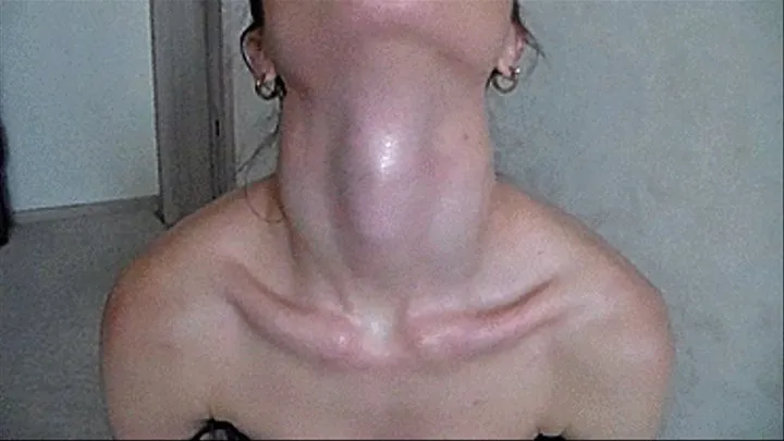 she has a neck in oil