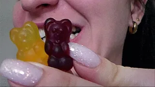 chew gummy bears