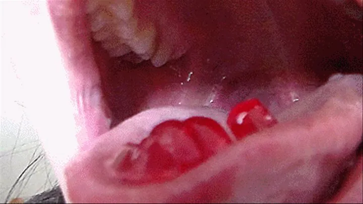 pink larynx bite off sweet worms