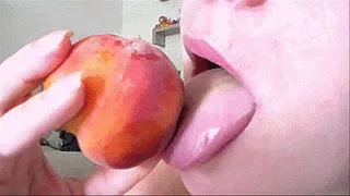 sweet juicy peach