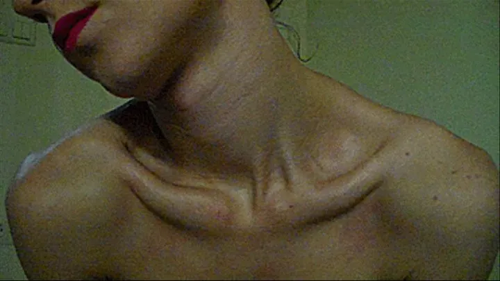 look at my thin smooth neck, at my toast stick, do you like my collarbone?