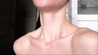 sexy throat miss, long neck,