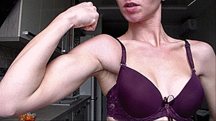 she is outraged that her muscles are giants? it's true? order